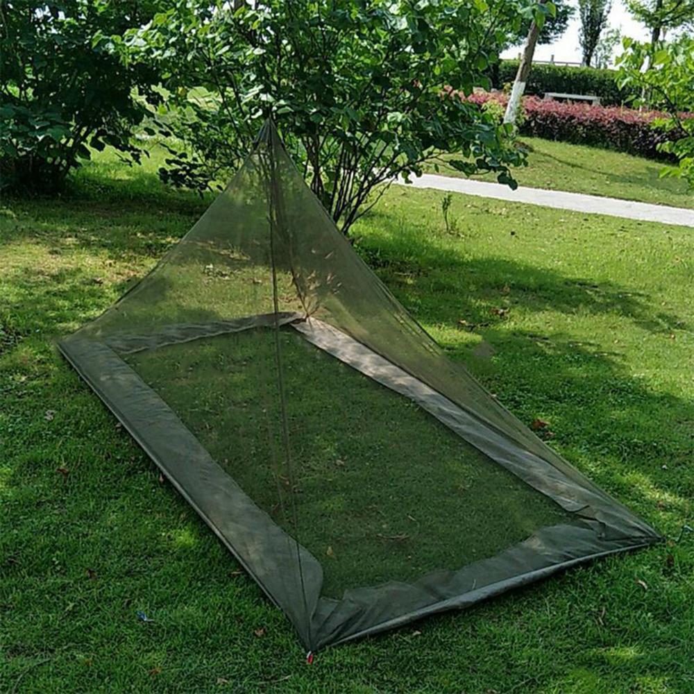 Cheap Goat Tents Triangle Mosquito Net Portable Camping Picnic Triangle Tent Anti Insect Travel Tent Outdoor Supplies Tents 